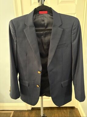 Gioberti Navy Kids' Blazer with Gold Buttons
